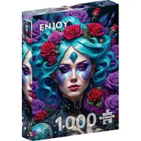 Enjoy Gothic Flowers Portrait Puzzel 1000 Stukjes