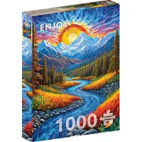 Enjoy Sunrise Landscape Puzzel 1000 Stukjes