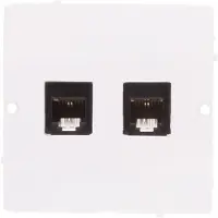 Kontakt-Simon Contactdoos - Simon BMTF2.02/11, Wit, Kunststof, IP20, 67 mm, 31 mm, 67 mm