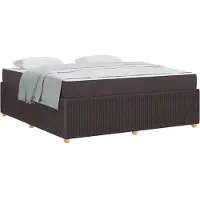 vidaXL Bedframe Donkerbruin 180 x 200 cm Stof