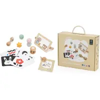 Polar B Groei-mee-doos – Baby Speelset 0+ maanden – Houten & Silicone Toys - Sensory Seekers