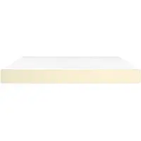 Syfax Pocketveringmatras medium 160x200x20 cm kunstleer crèmekleurig