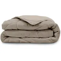 Zydante Easy Dekbed Zonder Overtrek - Velvet - Taupe 240 x 200 cm