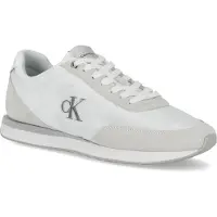 Calvin Klein Witte Gerecycleerde Polyester Sneakers voor Heren