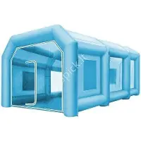 Vevor Opblaasbare Spuitcabine Tent 8x4.5x3m Opblaasbare Spuitcabine Tent Spuitcabine Grote Auto Tent Feesttent Kampeertent Lucht Tent met 2 Elektrische Blaasmachines