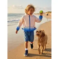 Ducksday - Jas - Windstopper - Waterafstotend - Unisex - Manta - blauw - herfst - Back to school - 98/104 - 4 jaar
