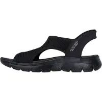 SKECHERS Sandaal lichtgrijs / zwart