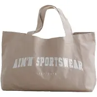 Aim'n Sporttas 'Varsity' taupe / wit