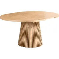 Beliani MOORE - Uitschuifbare eettafel - Bruin - 120/160 x 75 cm - MDF