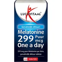 Lucovitaal Melatonine puur 0.299mg