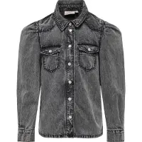 ONLY KOGRICKY LS DNM SHIRT QYT Meisjes Blouse - Maat 128