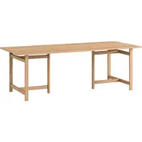 MOEBE rectangular dining dable eettafel 220x90 cm Eikenhout