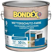 Dyrup Weerbestendige Verf Azuurblauw (RAL 5009) 2,5 L voor 23 m² | Extreem dekkend | Uitstekende weersbestendigheid | Zijdeglans | Weerbestendige verf | Houtverf