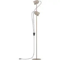 Eglo Tilston Vloerlamp - Leeslamp - E14 - 142.5 cm - Zandkleur/Beige/Crème - Kantelbaar