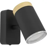Eglo LED Plafondlamp GU10 | Consuma | Rond | IP44 | Zwart