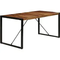 Prolenta Maison Exclusive - Eettafel 160x80x75 cm, massief acaciahout