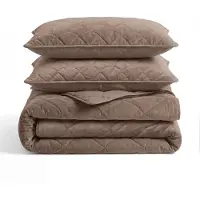 Sleeptime Lazy Dekbed Zonder Overtrek - Velvet - Taupe/Bruin 140 x 200