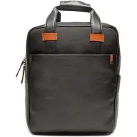 Berba leren laptoprugzak 15,6 Olly zwart