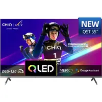 Chiq U55QST - Smart TV 55 Inch - UHD 4K - QLED Pro - Google TV - Randloos Metal Design - Dolby Audio - Nieuw