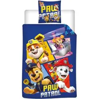 Paw Patrol Pat Patrouille Dekbedovertrek 140 x 200 cm +65X65cm – polyester