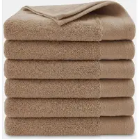 Walra handdoeken 50x100 Soft Cotton - 6-delig - Badhanddoeken 550 g/m² - 100% Katoen - Handdoekenset - Bruin