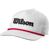 Wilson Rope Golfcap - Wit Rood
