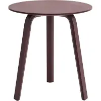 HAY Bella salontafel Donker bordeaux, Ø45x49 cm