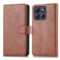 IMoshion Luxe Bookcase voor de Motorola Moto G56 - Bruin