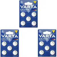 Varta 3x Lithium Coin Batterijen Cr2016 Blister 5 Stuks