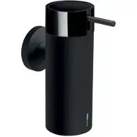 Novaservis Ferro Smile - Zeepdispenser met houder, zwart ASM34BL
