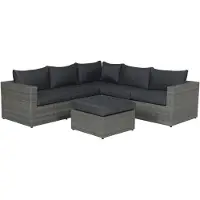 Garden Impressions Altea loungeset 4-delig - grijs