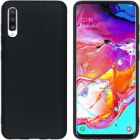 IMoshion Color Backcover voor de Samsung Galaxy A70 - Zwart