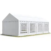 TOOLPORT Partytent 3x8 m, PVC 700, wit