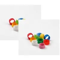 Fauna Click-Ringen Duiven 50 St/Ds Assorti - Duivenbroedartikelen - 2 x 8 mm Assorti