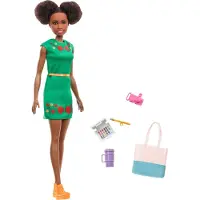 Barbie Travel tienerpop groen jurkje 33 cm
