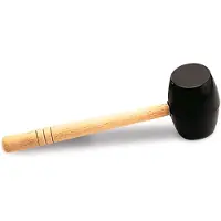 Rubi RUBBER HAMER, ZWART 750 G