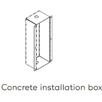 Kreon - Concrete installation box