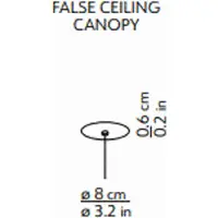 Kdln - Flow zwarte false ceiling canopy accessoires