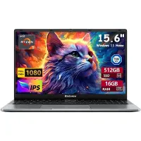 Blackview AceBook 6 - Laptop - 16GB DDR4 + 512GB SSD AMD Ryzen 5 3500U - 15,6 inch - Windows 11 Home - Grijs