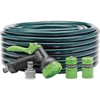 Markenlos Tuinslang, 30 meter - slangdiameter 12 mm, met sproeier - voor tuinirrigatie