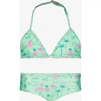 Osaga meisjes bikini met tropische print groen maat 134/140