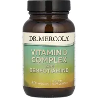 Dr. Mercola , Vitamine B Complex met Benfotiamine, 60 Capsules