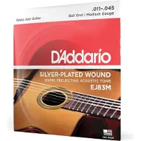 D'addario And Co EJ83M GYPSY JAZZ ACOUSTIC GUITAR STRINGS BALL END MEDIUM 11-35