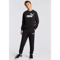 Puma Joggingpak 'ESS No.1' zwart / wit