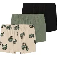 Name it Onderbroek 'Peyote Monster' donkerbeige / kaki / zwart