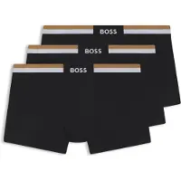 BOSS Boxershorts 'Motion' sand / zwart / wit
