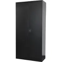 Ivol Archiefkast 90x185 cm - Zwart - Met draaideur