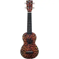 Mahalo Soprano ukelele - MA1 - Art Series - Cheetah motief - Met draagtas