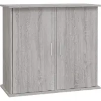 vidaXL Aquariumstandaard 81x36x73 cm bewerkt hout grijs sonoma eiken