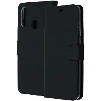 Accezz Wallet Softcase Bookcase voor de Samsung Galaxy A20s - Zwart